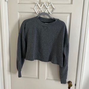 Colsie Cropped Grey Sweatshirt